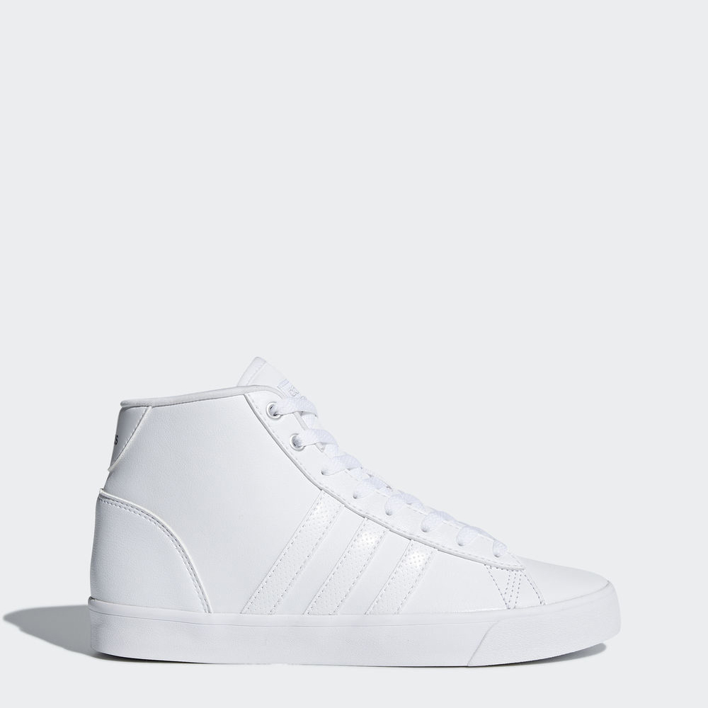 Adidas Cloudfoam Daily Qt Mid - αθλητικα παπουτσια γυναικεια - Ασπρα/Ασπρα/Ασημι,Μέγεθος: EU 36 – 54